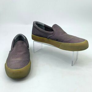 Madewell Sidewalk Sneaker Women's Size 7.5 Purple Slip On Casual Recycled Canvas